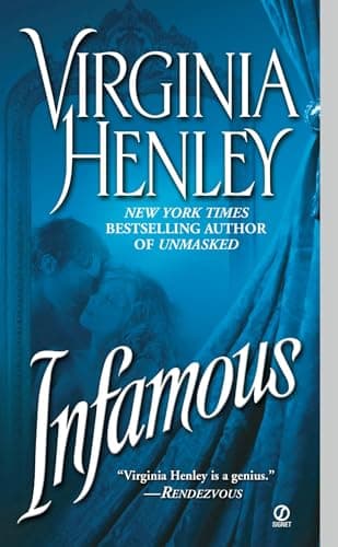 Book cover for Infamous (Medieval DeWarenne Trilogy) by Henley, Virginia