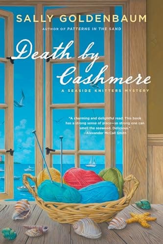 Book cover for Death by Cashmere: A Seaside Knitters Mystery by Goldenbaum, Sally