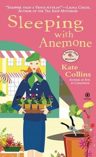 Book cover for Sleeping with Anemone: A Flower Shop Mystery by Collins, Kate