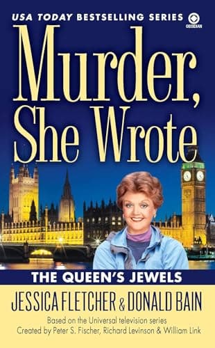 Book cover for The Queen's Jewels (Murder, She Wrote, Book 34) by Fletcher, Jessica