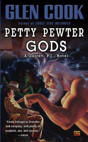 Book cover for Petty Pewter Gods: A Garrett, P.I. Novel by Cook, Glen