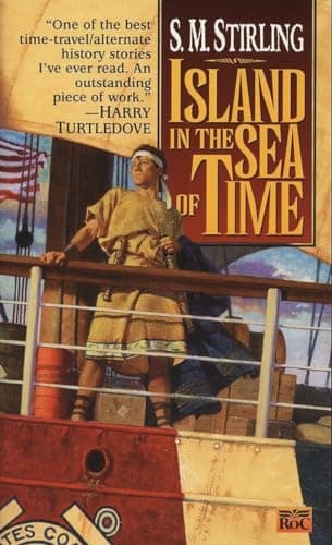 Book cover for Island in the Sea of Time by Stirling, S. M.