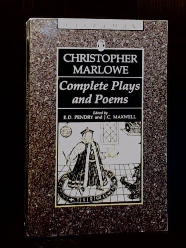 Book cover for Complete Plays and Poems (Everyman's Library) by Marlowe, Christopher
