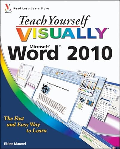 Book cover for Teach Yourself Visually Word 2010 by Marmel, Elaine
