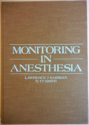 Book cover for Monitoring in anesthesia (Wiley series in anesthesiology) by Lawrence J. Saidman