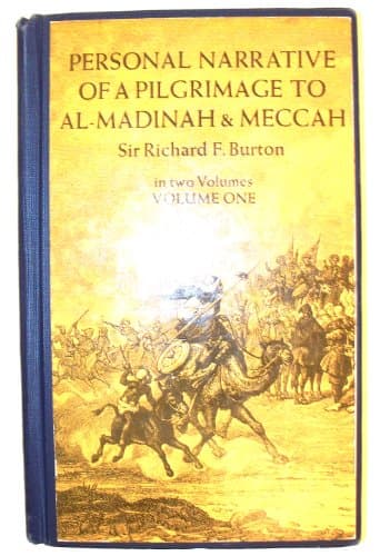 Book cover for Personal Narrative of a Pilgrimage to Al-Madinah and Meccah (Volume 1) by Burton, Richard