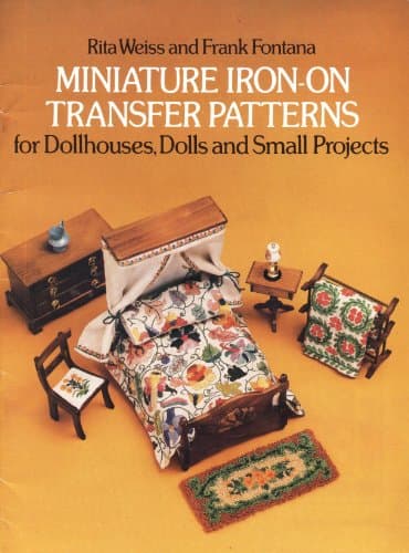 Book cover for Miniature Iron-on Transfer Patterns for Dollhouses, Dolls, and Small Projects by Weiss, Rita