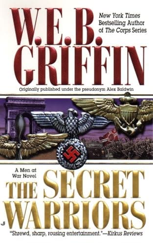 Book cover for The Secret Warriors (Men at War, 2) by Griffin, W.E.B.