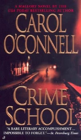 Book cover for Crime School (A Mallory Novel) by O'Connell, Carol