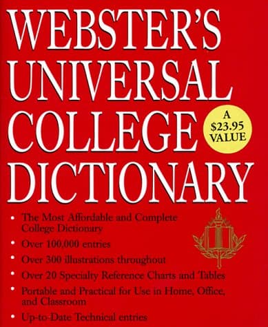 Book cover for Webster's Universal College Dictionary [Premium] by Rh Value Publishing