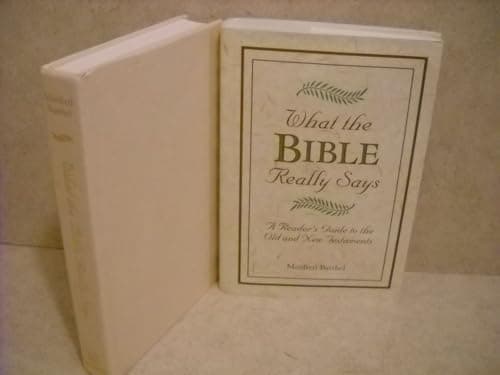 Book cover for What the Bible Really Says by Barthel, Manfred