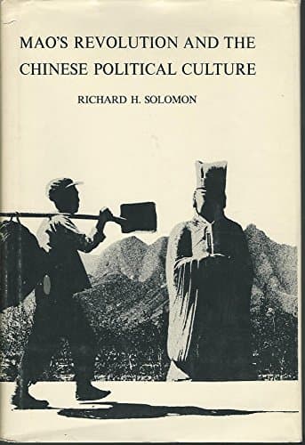 Book cover for Mao's Revolution and the Chinese Political Culture (Michigan Studies on China) by Solomon, Richard H.