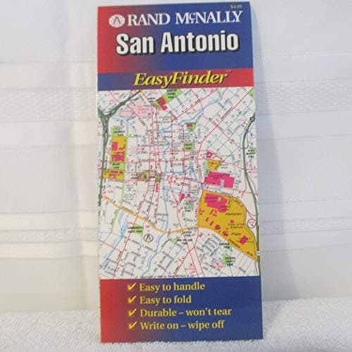 Book cover for Rand McNally Easyfinder San Antonio Map by Rand McNally and Company