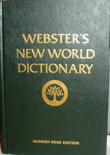Book cover for Webster's New World Dictionary Modern Desk Edition by David B. Guralnik