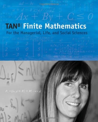Book cover for Finite Mathematics for the Managerial, Life, and Social Sciences (with CD-ROM and iLrn™ Tutorial, Personal Tutor Printed Access Card) (Available Titles CengageNOW) by Tan, Soo T.