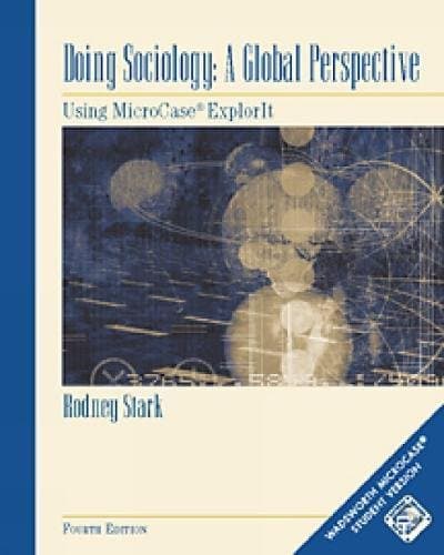 Book cover for Doing Sociology: A Global Perspective: Using MicroCase ExplorIt Workbook (with CD-ROM) by Stark, Rodney