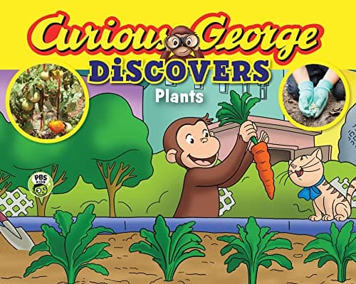 Book cover for Curious George Discovers Plants by Rey, H. A.