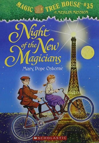 Book cover for Night of the New Magicians (Magic Tree House #35) by Mary Pope Osborne