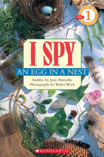 Book cover for I Spy an Egg in a Nest (Scholastic Reader, Level 1) by Marzollo, Jean