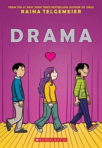 Book cover for Drama: A Graphic Novel by Telgemeier, Raina