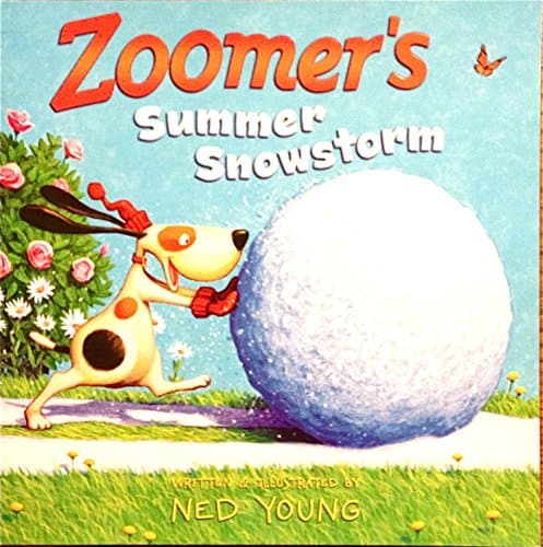 Book cover for Zoomer's Summer Snowstorm by Ned Young