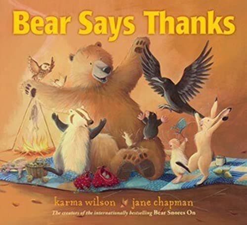 Book cover for Bear Says Thanks by Karma Wilson