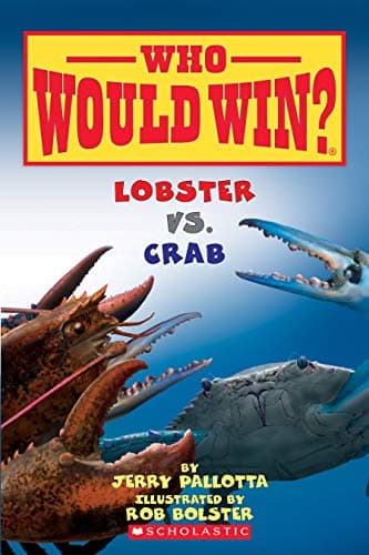 Book cover for Lobster vs. Crab (Who Would Win?) (13) by Pallotta, Jerry