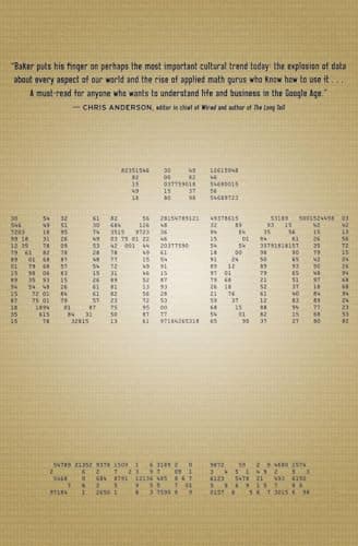 Book cover for The Numerati: An Urgent Look at Surveillance, Predictive Analytics, and the Mathematical Modeling of Humanity by Baker, Stephen