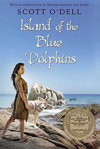Book cover for Island of the Blue Dolphins by O'Dell, Scott