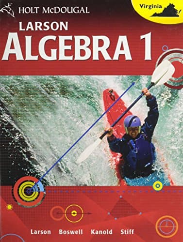 Book cover for McDougal Littell High School Math: Student Edition Algebra 1 2012 by HOLT MCDOUGAL