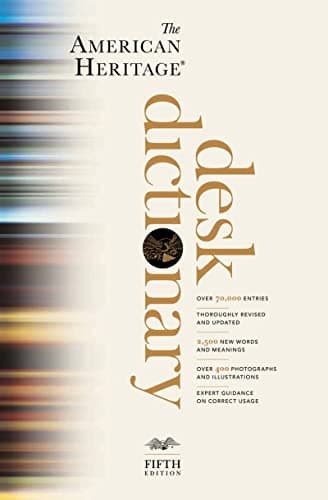 Book cover for The American Heritage Desk Dictionary, Fifth Edition by Editors of the American Heritage Di