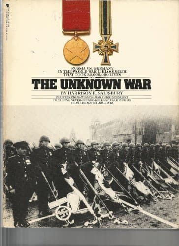 Book cover for The Unknown War by Harrison E. Salisbury