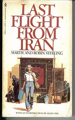 Book cover for Last Flight From Iran by Martie Sterling