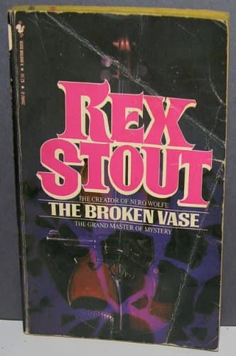Book cover for The Broken Vase (Tecumseh Fox, 3) by Stout, Rex