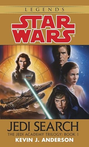 Book cover for Jedi Search (Star Wars: The Jedi Academy Trilogy, Vol. 1) by Kevin J. Anderson