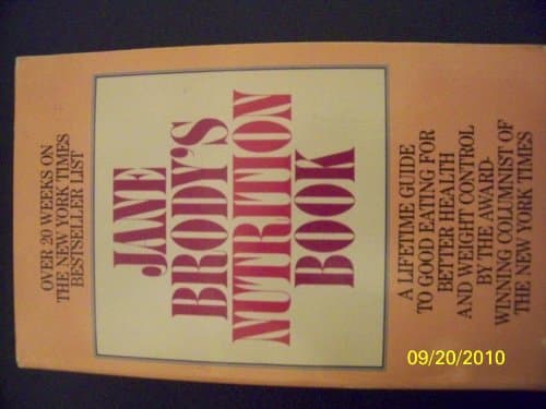 Book cover for Jane Brody's Nutrition Book by Brody, Jane E.
