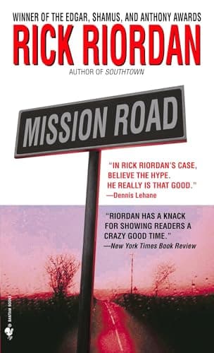 Book cover for Mission Road (Tres Navarre) by Riordan, Rick