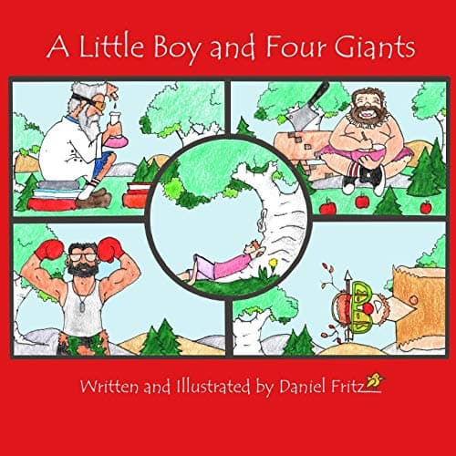 Book cover for A Little Boy and Four Giants by Fritz, Daniel