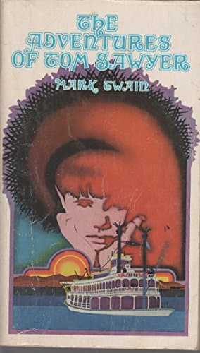 Book cover for The Adventures of Tom Sawyer by Mark Twain