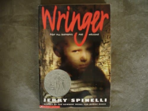 Book cover for Wringer by Spinelli, Jerry