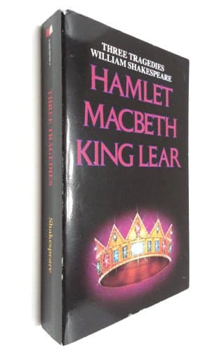 Book cover for Three Tragedies by William Shakespeare: Hamlet, Macbeth, King Lear by rutherford, Adam