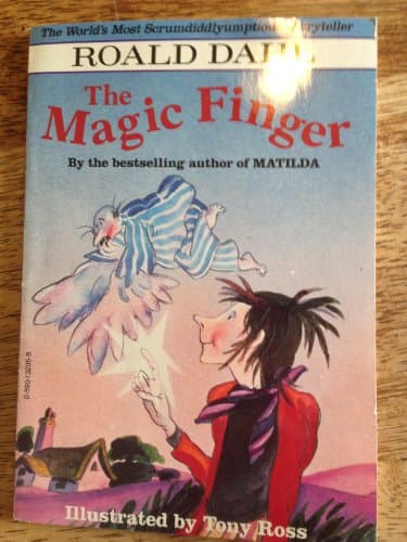 Book cover for The Magic Finger by Roald Dahl