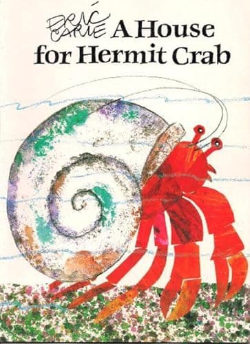 Book cover for A House for Hermit Crab by Eric Carle