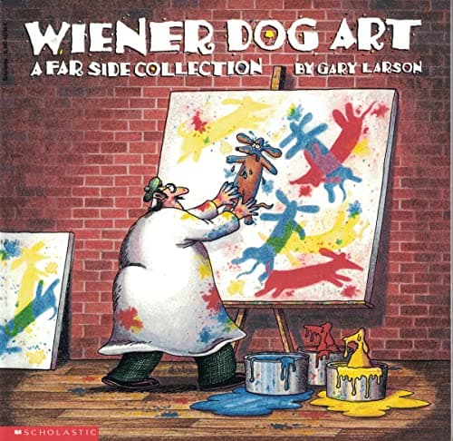 Book cover for Wiener Dog Art by Larson, Gary