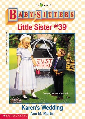 Book cover for Karen's Wedding by Martin, Ann M.
