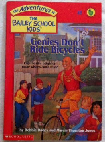 Book cover for Genies Don't Ride Bicycles by Thornton Jones, Marcia