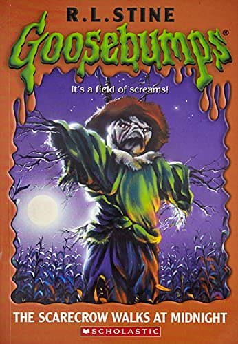 Book cover for The Scarecrow Walks at Midnight (Goosebumps, No. 20) by R. L. Stine