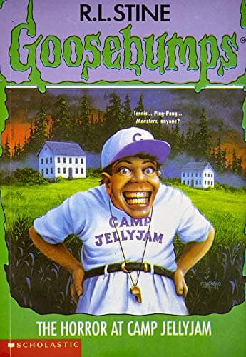 Book cover for The Horror At Camp Jellyjam (Goosebumps - 33) by R.L. Stine