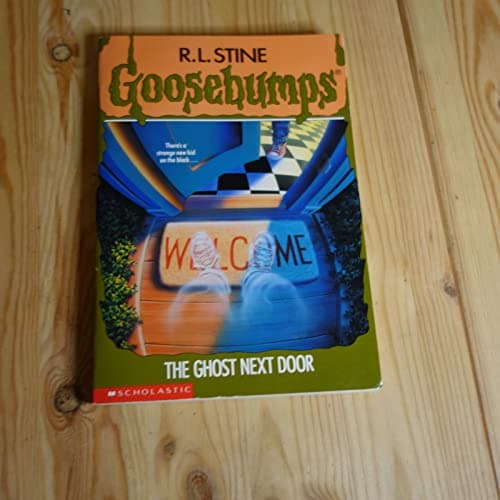 Book cover for The Ghost Next Door (Goosebumps) by R.L. Stine