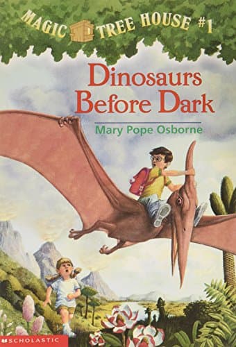 Book cover for Dinosaurs Before Dark (Magic Tree House by Mary Pope Osborne